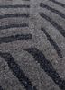 pathways grey and black wool and viscose hand tufted Rug - CloseUp pathways grey and black wool and viscose hand tufted Rug - CloseUp