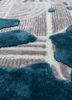 adrift blue wool and viscose hand tufted Rug - CloseUp