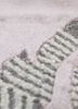 pathways grey and black wool and viscose hand tufted Rug - CloseUp