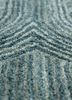 pathways blue wool and viscose hand tufted Rug - CloseUp pathways blue wool and viscose hand tufted Rug - CloseUp