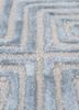 cera blue wool and viscose hand tufted Rug - CloseUp cera blue wool and viscose hand tufted Rug - CloseUp