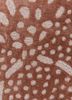 aurelia red and orange wool and viscose hand tufted Rug - CloseUp