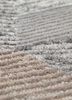 pathways beige and brown wool and viscose hand tufted Rug - CloseUp