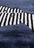 adrift blue wool and viscose hand tufted Rug - CloseUp adrift blue wool and viscose hand tufted Rug - CloseUp