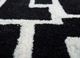 contour grey and black wool hand tufted Rug - CloseUp contour grey and black wool hand tufted Rug - CloseUp