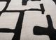 zig zag ivory wool hand tufted Rug - CloseUp zig zag ivory wool hand tufted Rug - CloseUp