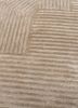 cera beige and brown wool and viscose hand tufted Rug - CloseUp