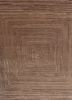 infini beige and brown wool and viscose hand tufted Rug - CloseUp infini beige and brown wool and viscose hand tufted Rug - CloseUp