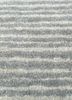 white noise blue wool hand tufted Rug - CloseUp