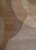 joy beige and brown wool and viscose hand tufted Rug - CloseUp joy beige and brown wool and viscose hand tufted Rug - CloseUp