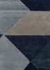 caliedo blue wool hand tufted Rug - CloseUp