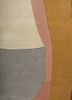 joy gold wool hand tufted Rug - CloseUp