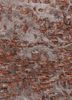 genesis red and orange wool and viscose hand tufted Rug - CloseUp genesis red and orange wool and viscose hand tufted Rug - CloseUp