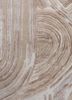 pathways ivory wool and viscose hand tufted Rug - CloseUp