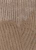 aurelia beige and brown wool and viscose hand tufted Rug - CloseUp