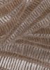 infini beige and brown wool and viscose hand tufted Rug - CloseUp