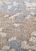 entropy grey and black wool and silk hand knotted Rug - CloseUp entropy grey and black wool and silk hand knotted Rug - CloseUp