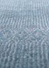 basis blue wool and bamboo silk hand loom Rug - CloseUp basis blue wool and bamboo silk hand loom Rug - CloseUp