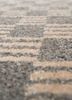 saga grey and black wool hand loom Rug - CloseUp saga grey and black wool hand loom Rug - CloseUp