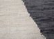 checkers grey and black wool flat weaves Rug - CloseUp checkers grey and black wool flat weaves Rug - CloseUp