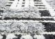 atelier blue acrylic flat weaves Rug - CloseUp