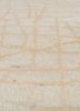 manifest ivory wool and silk hand knotted Rug - CloseUp manifest ivory wool and silk hand knotted Rug - CloseUp