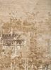 entropy gold wool and silk hand knotted Rug - CloseUp