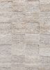 kairos ivory nettle hand knotted Rug - CloseUp
