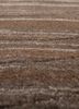 forme beige and brown  hand loom Rug - CloseUp
