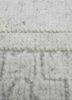 thyme ivory wool hand knotted Rug - CloseUp