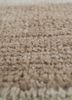 manifest beige and brown afghan wool hand knotted Rug - CloseUp