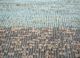erbe grey and black afghan wool hand knotted Rug - CloseUp