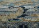 viscaya blue wool hand knotted Rug - CloseUp