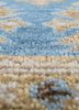 savana gold wool hand knotted Rug - CloseUp