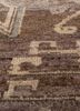 thyme beige and brown wool hand knotted Rug - CloseUp thyme beige and brown wool hand knotted Rug - CloseUp