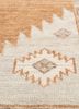 thyme red and orange wool hand knotted Rug - CloseUp thyme red and orange wool hand knotted Rug - CloseUp