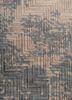 uvenuti beige and brown wool and bamboo silk hand knotted Rug - CloseUp