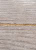 azalea ivory bamboo silk and zari hand knotted Rug - CloseUp