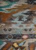 manchaha grey and black wool and bamboo silk hand knotted Rug - CloseUp