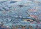 manchaha blue wool and bamboo silk hand knotted Rug - CloseUp