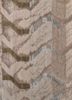 manchaha ivory wool and bamboo silk hand knotted Rug - CloseUp