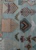 manchaha ivory wool and bamboo silk hand knotted Rug - CloseUp