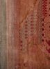 manchaha red and orange wool and bamboo silk hand knotted Rug - CloseUp
