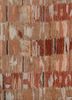 manchaha red and orange wool and bamboo silk hand knotted Rug - CloseUp manchaha red and orange wool and bamboo silk hand knotted Rug - CloseUp