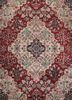 aalam blue wool hand knotted Rug - CloseUp