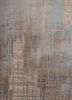 unstring by kavi grey and black wool and bamboo silk hand knotted Rug - CloseUp unstring by kavi grey and black wool and bamboo silk hand knotted Rug - CloseUp