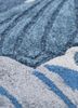 aurelia blue wool and viscose hand tufted Rug - CloseUp