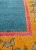 majnun blue wool and silk hand knotted Rug - CloseUp majnun blue wool and silk hand knotted Rug - CloseUp