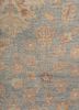 erbe blue wool hand knotted Rug - CloseUp