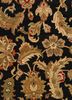 gulnar grey and black wool hand knotted Rug - CloseUp gulnar grey and black wool hand knotted Rug - CloseUp